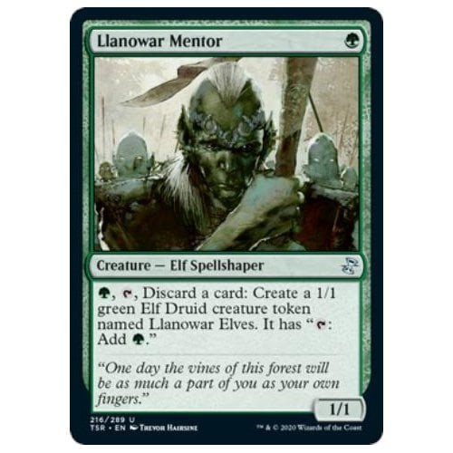 Llanowar Mentor (foil) | Time Spiral Remastered