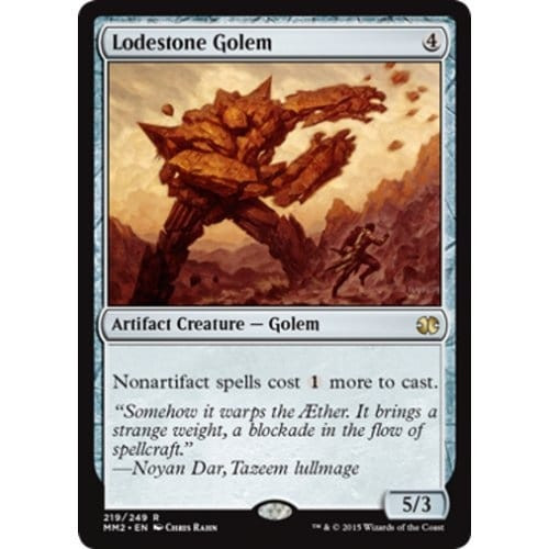 Lodestone Golem (foil)