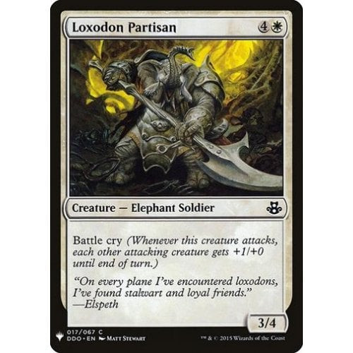 Loxodon Partisan | Mystery Booster