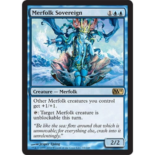 Merfolk Sovereign  (foil) | Magic 2011 Core Set