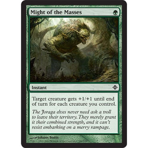 Might of the Masses (foil) | Rise of the Eldrazi
