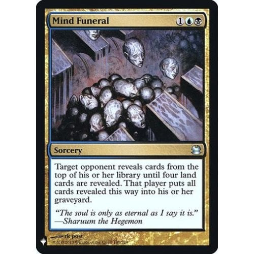 Mind Funeral (foil) | Mystery Booster
