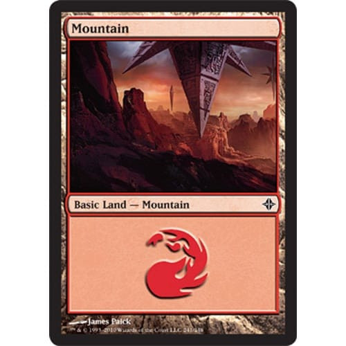 Mountain (#241) (foil) | Rise of the Eldrazi