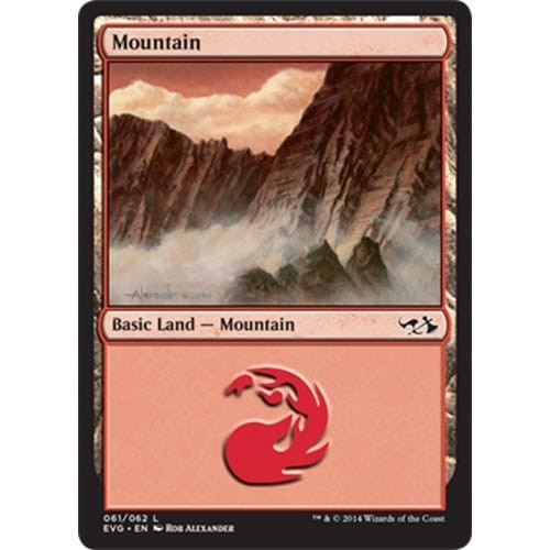 Mountain (#61) | Duel Decks Anthology