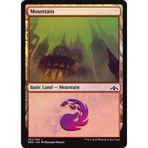 Mountain (foil) | Guilds of Ravnica