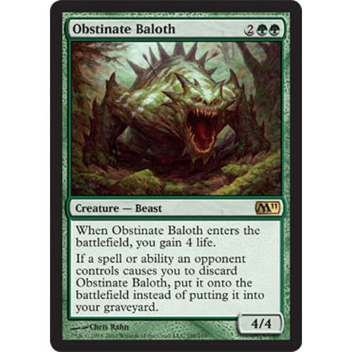 Obstinate Baloth  (foil)