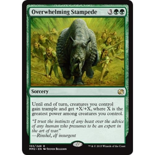 Overwhelming Stampede (foil)