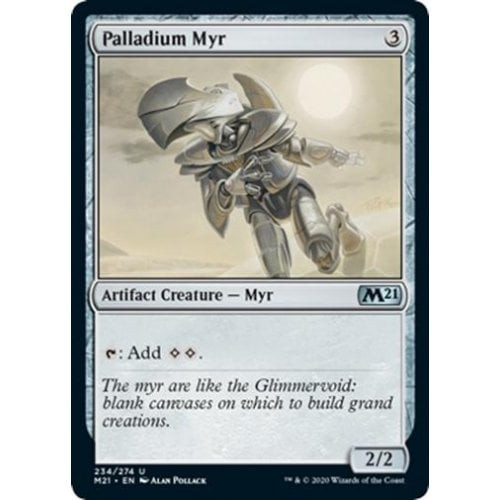 Palladium Myr (foil) | Core Set 2021