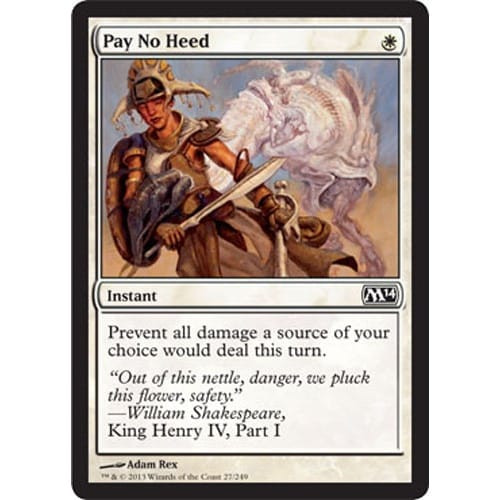 Pay No Heed | Magic 2014 Core Set