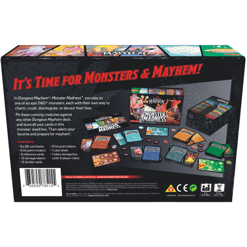 Dungeon Mayhem Deluxe Edition - Monster Madness Card Game