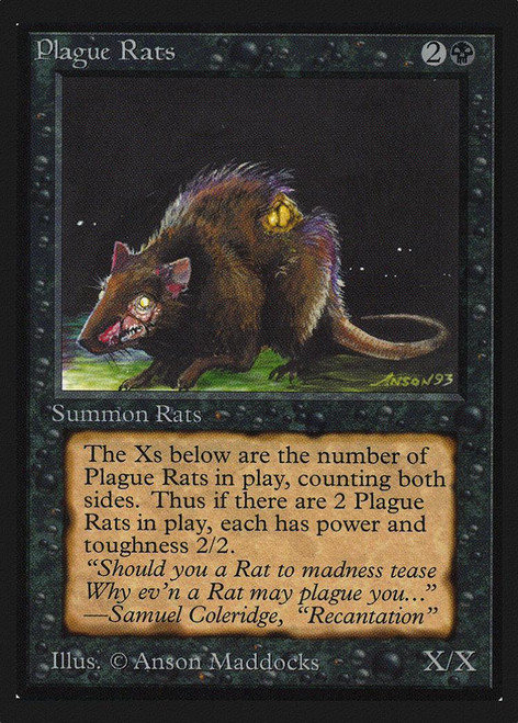 Plague Rats (Not Tournament Legal)