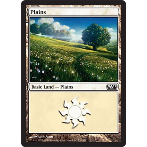 Plains (#231) (foil) | Magic 2011 Core Set