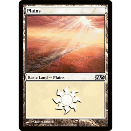 Plains (#233) (foil) | Magic 2013 Core Set