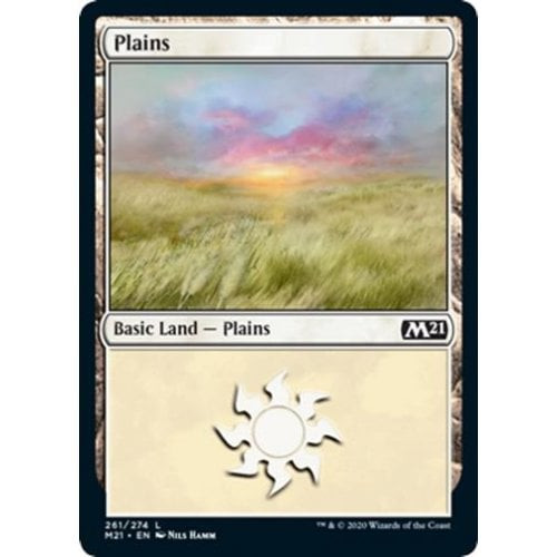 Plains (#261) (foil) | Core Set 2021