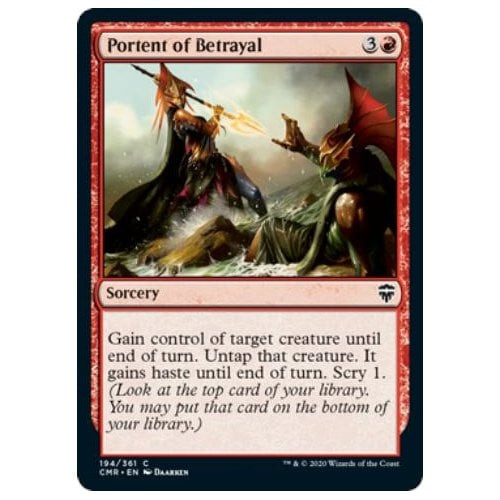 Portent of Betrayal (foil)