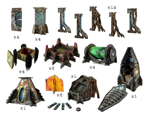 Modular Terrain: Sci-fi - Alien Catacombs