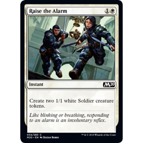 Raise the Alarm (foil) | Core Set 2020