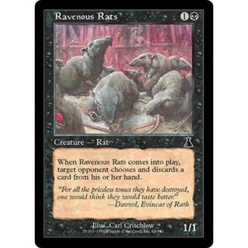 Ravenous Rats (foil) | Urza's Destiny