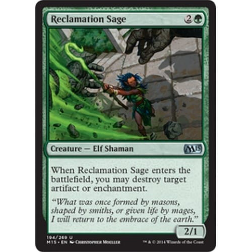 Reclamation Sage (foil) | Magic 2015 Core Set