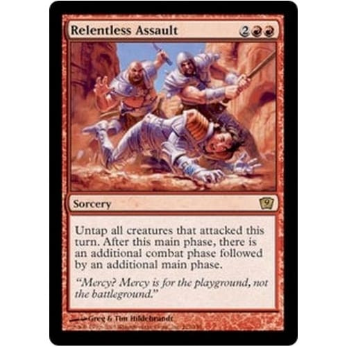 Relentless Assault (foil) | 9th Edition