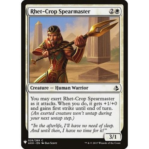 Rhet-Crop Spearmaster | Mystery Booster
