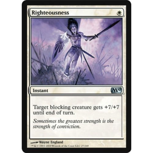 Righteousness (foil) | Magic 2010 Core Set