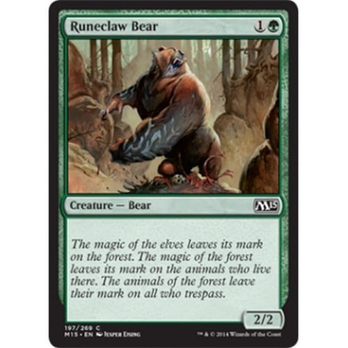 Runeclaw Bear (foil) | Magic 2015 Core Set
