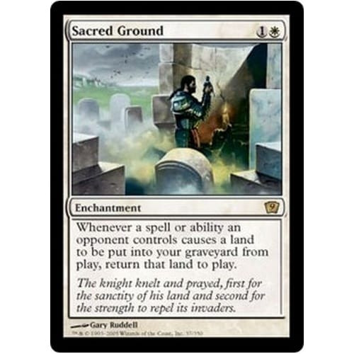 Sacred Ground (foil) | 9th Edition