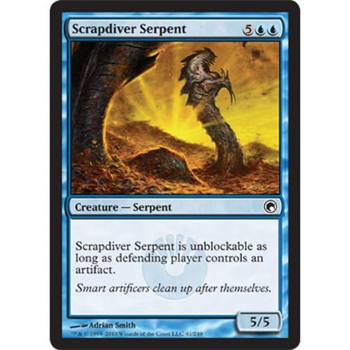 Scrapdiver Serpent (foil) | Scars of Mirrodin