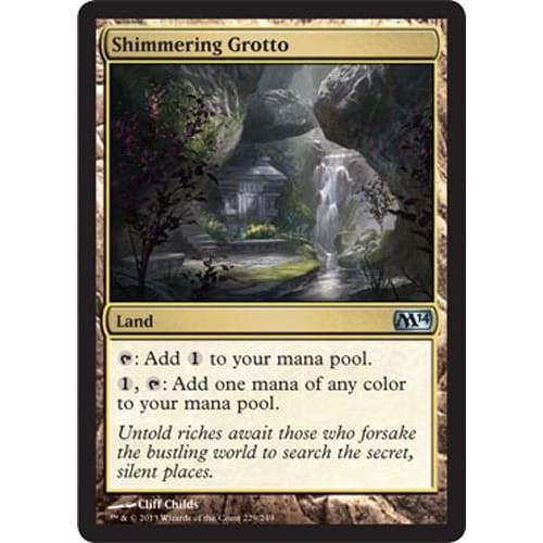 Shimmering Grotto (foil) | Magic 2014 Core Set