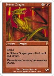 Shivan Dragon (foil)