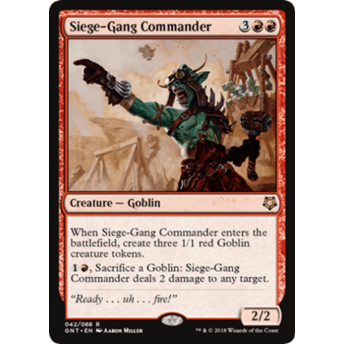 Siege-Gang Commander | Game Night
