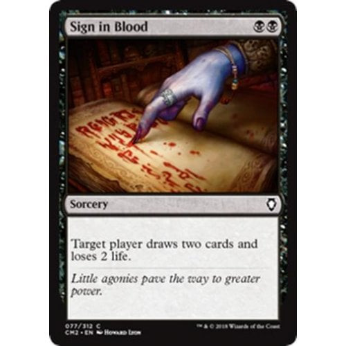 Sign in Blood