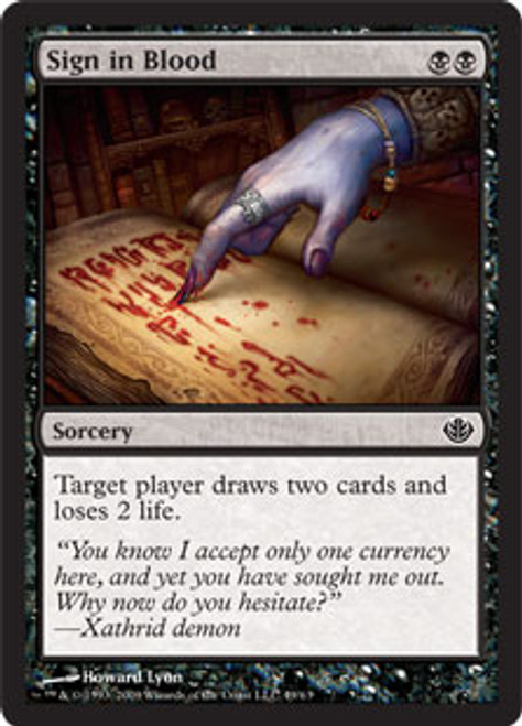 Sign in Blood | Duel Decks: Garruk vs. Liliana