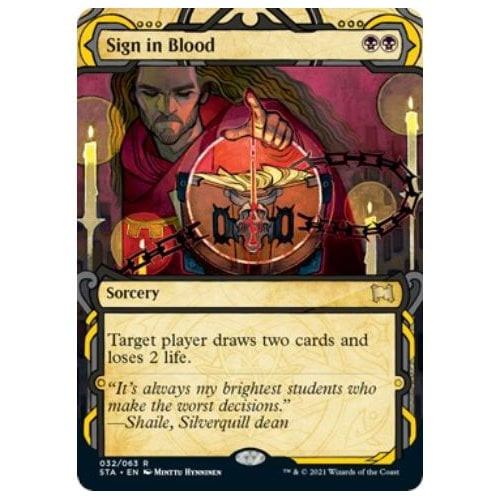 Sign in Blood (foil) | Strixhaven Mystical Archive