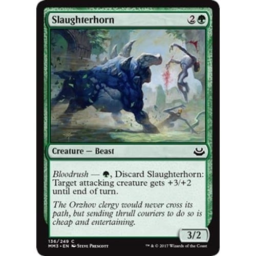 Slaughterhorn (foil) | Modern Masters 2017 Edition