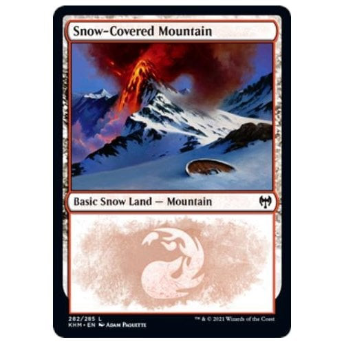 Snow-Covered Mountain (foil) (#282) | Kaldheim
