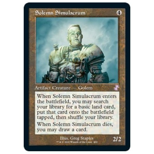 Solemn Simulacrum (foil) | Time Spiral Remastered