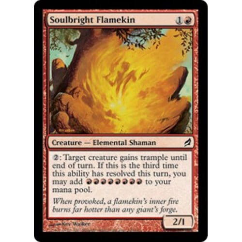 Soulbright Flamekin (foil) | Lorwyn