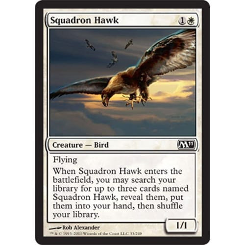 Squadron Hawk  (foil) | Magic 2011 Core Set