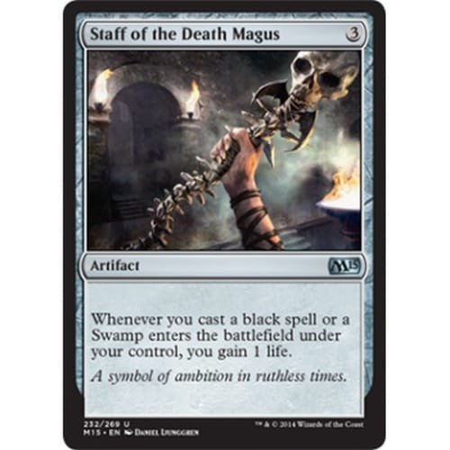 Staff of the Death Magus (foil) | Magic 2015 Core Set