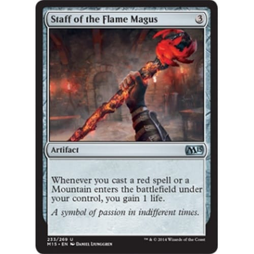 Staff of the Flame Magus (foil) | Magic 2015 Core Set