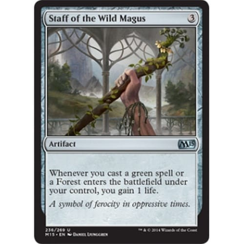 Staff of the Wild Magus (foil) | Magic 2015 Core Set