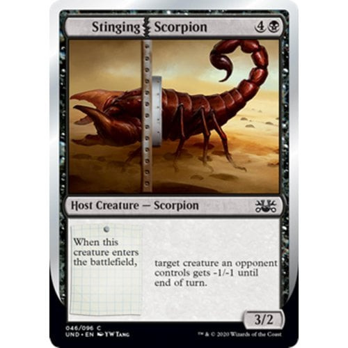 Stinging Scorpion | Unsanctioned