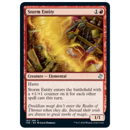 Storm Entity (foil) | Time Spiral Remastered