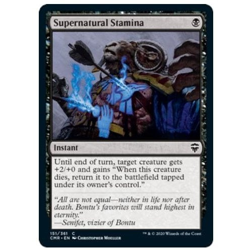 Supernatural Stamina (foil) | Commander Legends