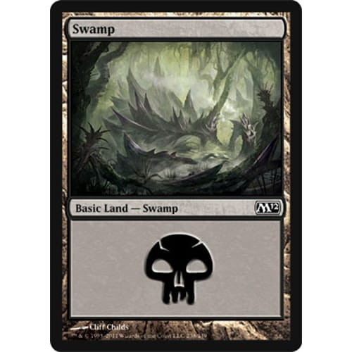 Swamp (#238) (foil) | Magic 2012 Core Set