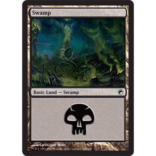 Swamp (#240) | Scars of Mirrodin