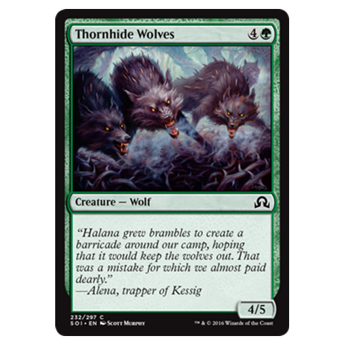 Thornhide Wolves | Shadows Over Innistrad