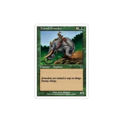 Trained Armodon